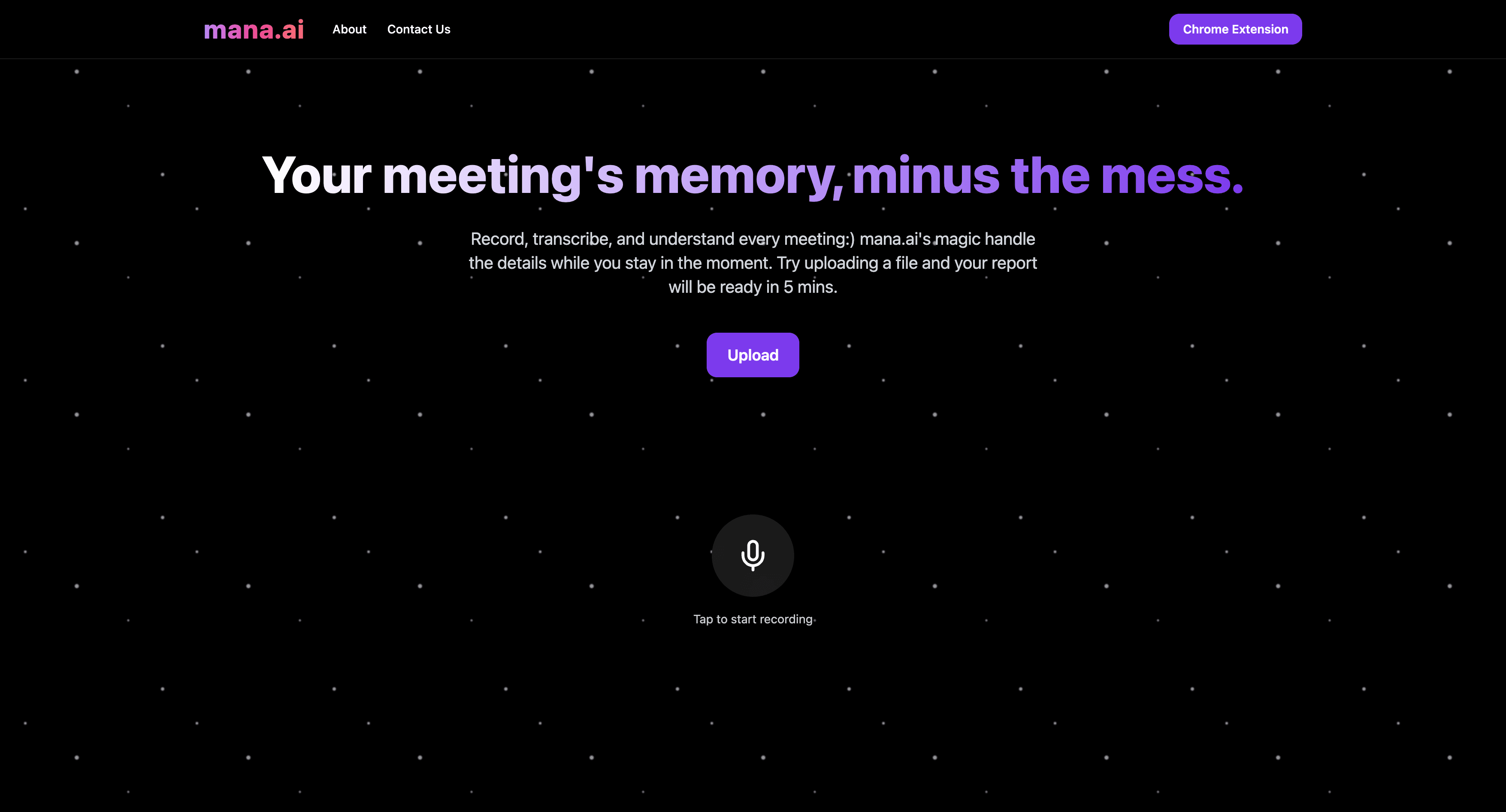 Mana.AI: AI Meeting Assistant